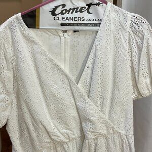 Ann Taylor, White Dress, Size 10